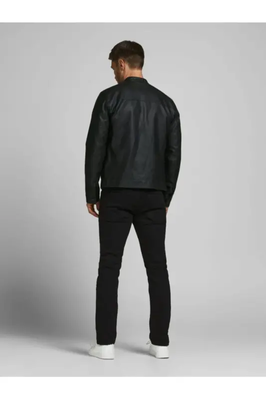 Classic Faux Leather Jacket 12182461 Jjewarner Jacket Noos - 2