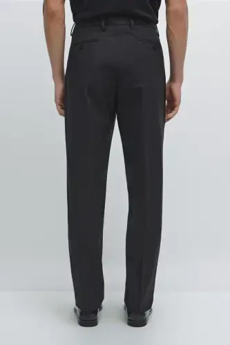 Classic fit, 100% wool trousers. - 3
