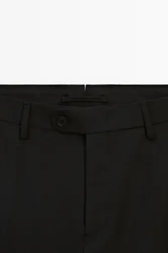 Classic fit, 100% wool trousers. - 6