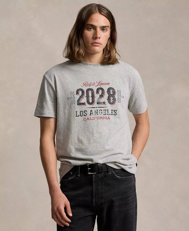 Classic Fit LA28 Olympic T-Shirt Grey - 1