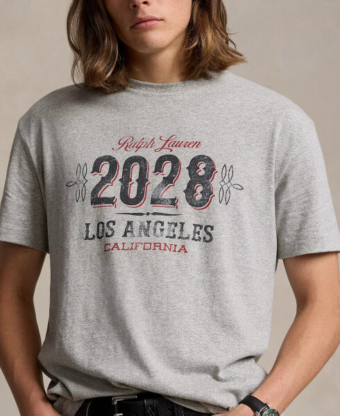 Classic Fit LA28 Olympic T-Shirt Grey - 3