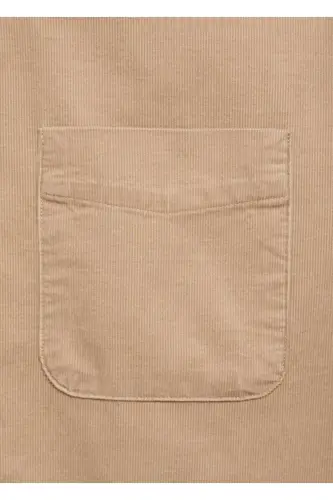 Classic fit micro-corduroy shirt - MANGO MAN (1)