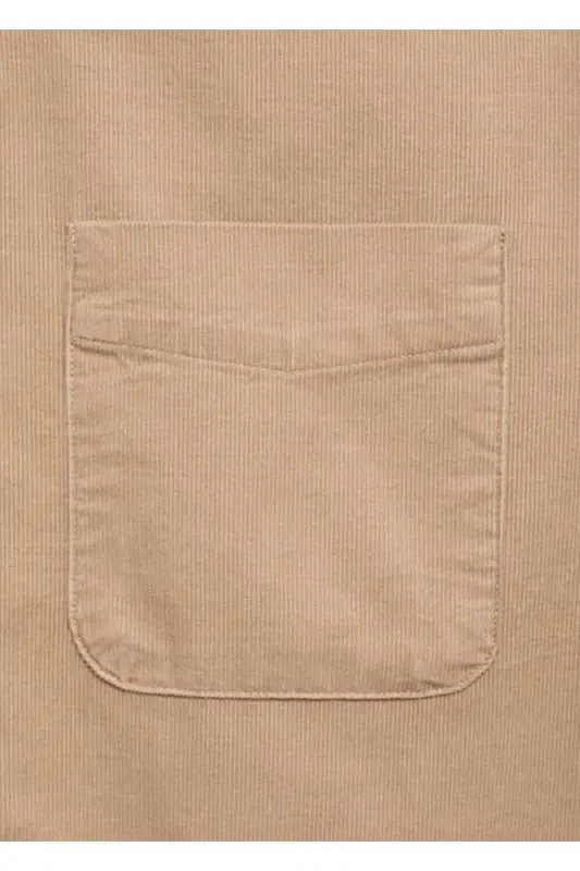 Classic fit micro-corduroy shirt - 2