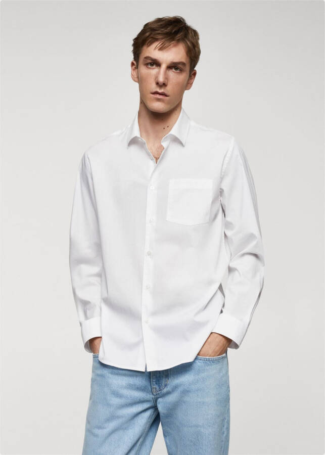 Classic fit poplin shirt - 19