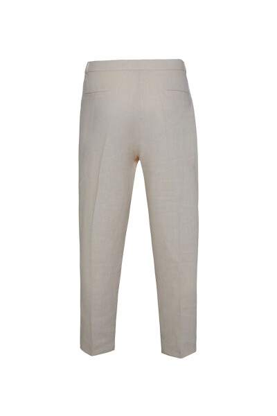 Classic Fit Trousers-Bone - 3
