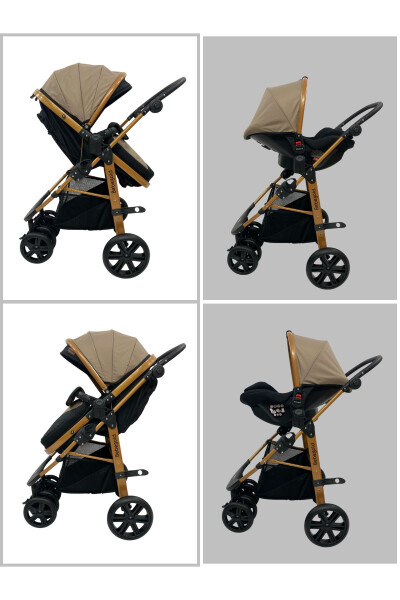 Classic Brown Travel Sistem, Çift Yönlü, ( Seyahat Sistem ) Bebek Arabası - 3