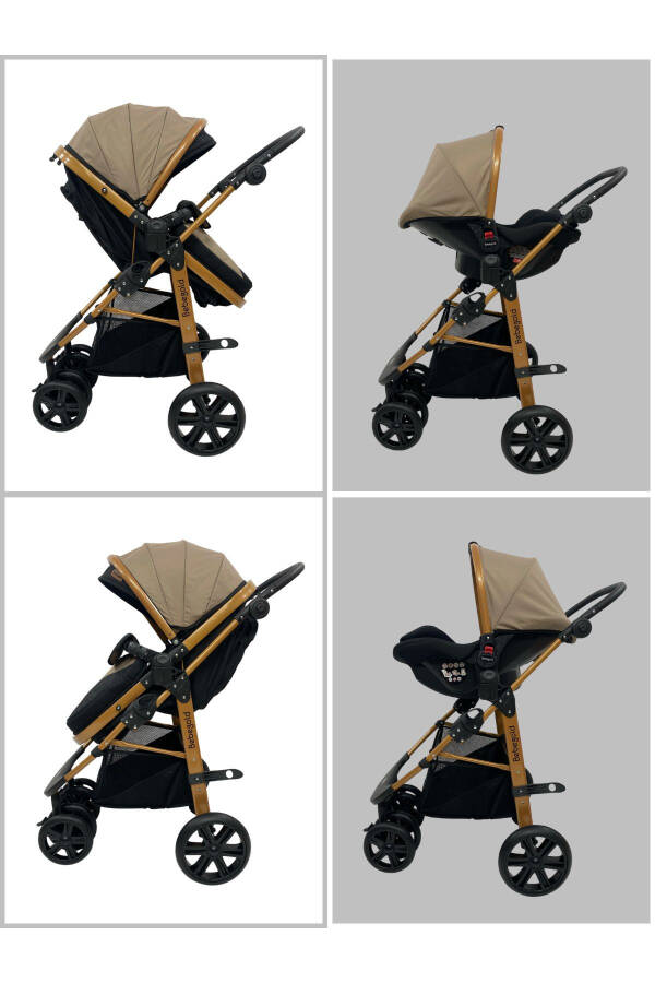 Classic Brown Travel Sistem, Çift Yönlü, ( Seyahat Sistem ) Bebek Arabası - 3