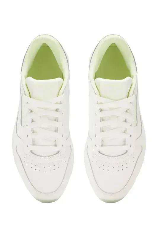 CLASSIC LEATHER KIRIK BEYAZ Ayollar Krossovkasi-Oq - 4