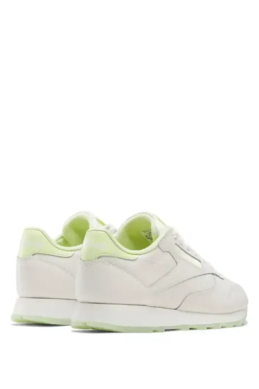 CLASSIC LEATHER KIRIK BEYAZ Kadın Sneaker-Beyaz - 3
