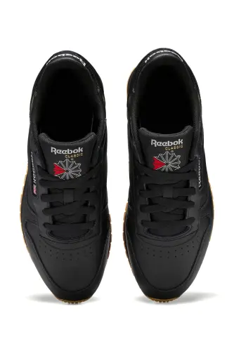 Classic Leather Qora Sneaker-Qora - 5