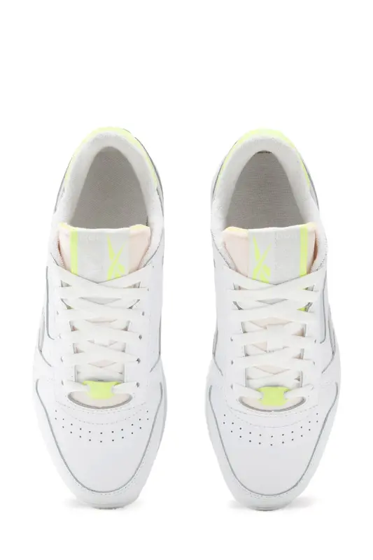 Classic Leather White Women's Sneaker - White-101664989 - 4