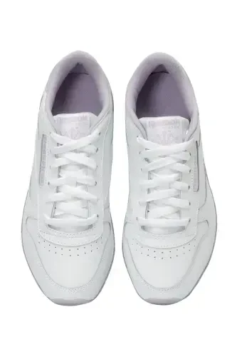 CLASSIC LEATHER White Women's Sneaker-White - 4