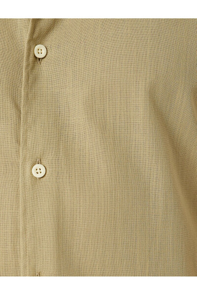 Classic Long Sleeve Button-Down Cotton Shirt with Cuff Detail - 24