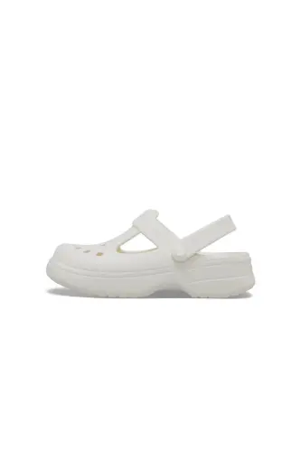 Classic Mary Jane Clog K Çocuk Terlik 210615-0WV Beyaz - C0GC-9 - CROCS (1)