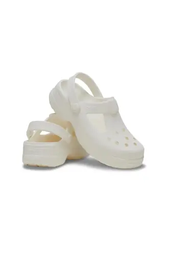 Classic Mary Jane Clog K Çocuk Terlik 210615-0WV Beyaz - C0GC-9 - 3