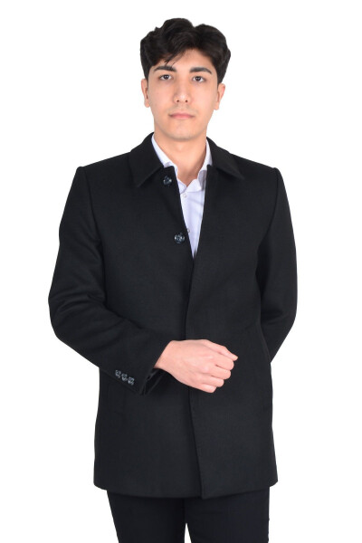 Classic men's cashmere coat - 19