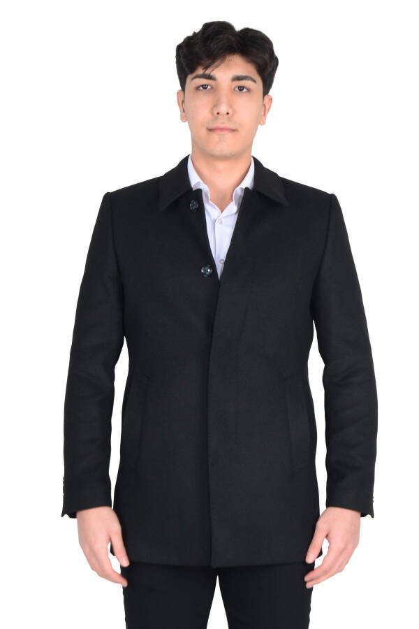 Classic men's cashmere coat - 22