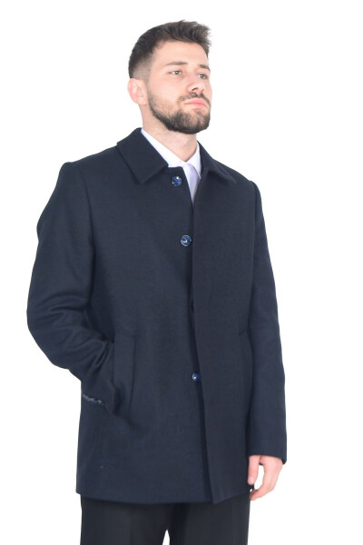 Classic men's cashmere coat - 9