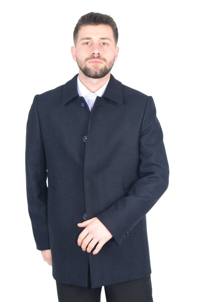 Classic men's cashmere coat - 10