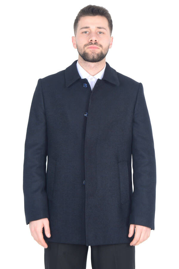 Classic men's cashmere coat - 11