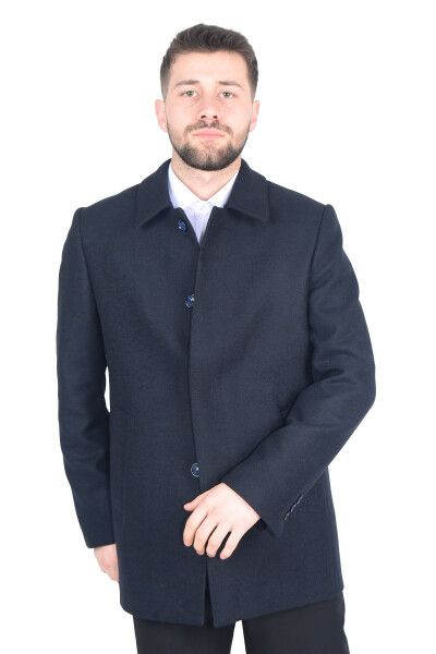 Classic men's cashmere coat - 16