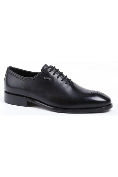 Classic Men's Leather Lace-Up Shoes with Medical Orthopaedic Insole, Most Preferred Model - 1