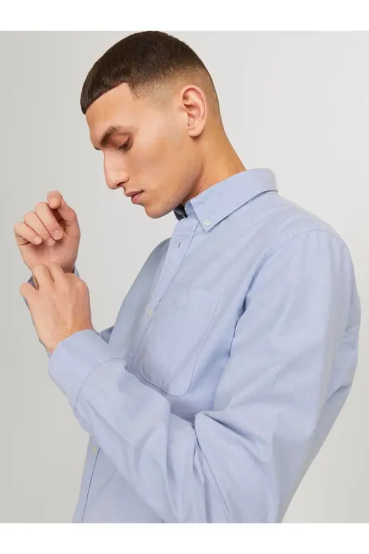 Classic Oxford Shirt-CasModazoneere Blue - 3