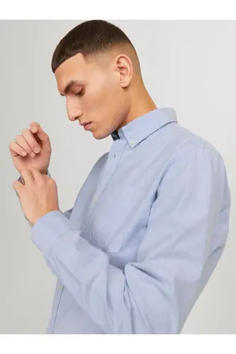 Classic Oxford Shirt-CasModazoneere Blue - 7