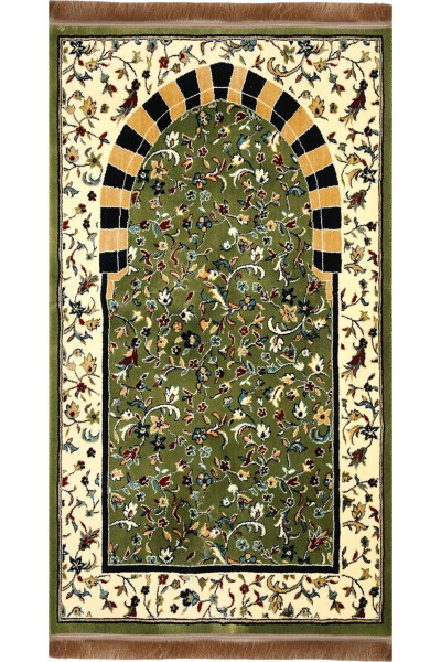 Classic patterned, digitally printed prayer rug. - 2