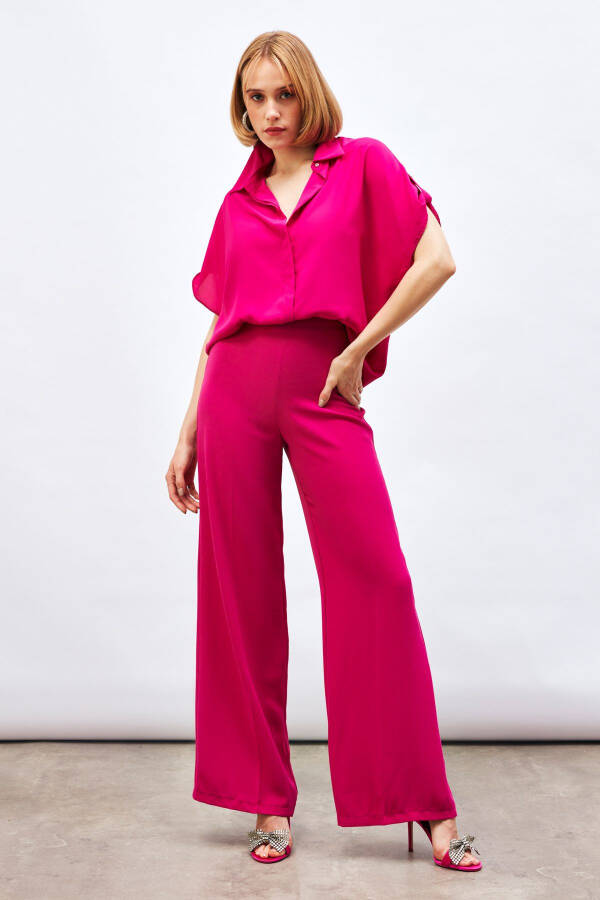 Classic Plain Shirt - Fuchsia - 10