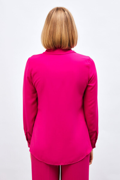 Classic Plain Shirt - Fuchsia - 11