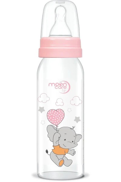 Classic Pp Baby Bottle 250 ml (PINK) - MOONCARE