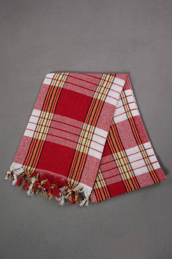 Classic Red Turkish Towel 80x170 Cm - 17