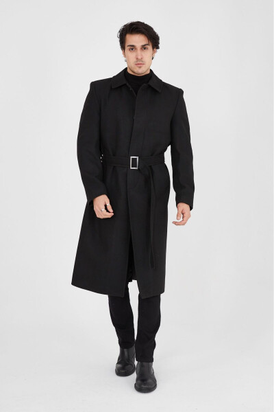 Classic Regular Classic Cut High Quality Overcoat Black Regular Limited Edition - 1