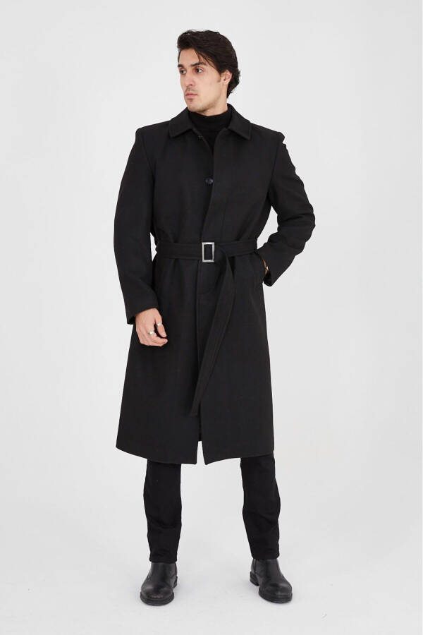 Classic Regular Classic Cut High Quality Overcoat Black Regular Limited Edition - 6