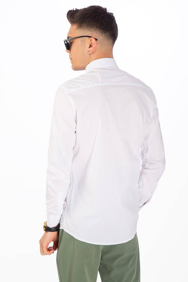 Classic White Chain Link Shirt - 7