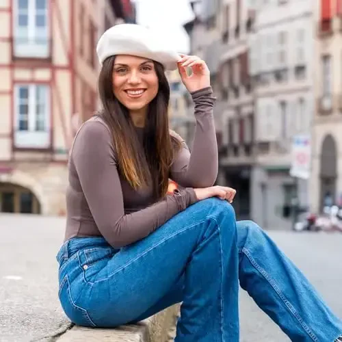 Classic Wool Berets for Women,Stylish French Beret Hats for Women Girls Lady Painters Hat - 4