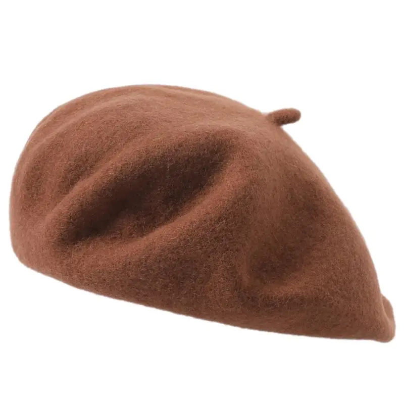 Classic Wool Berets for Women,Stylish French Beret Hats for Women Girls Lady Painters Hat - 6
