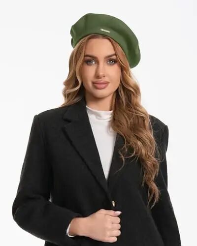 Classic Wool Berets for Women,Stylish French Beret Hats for Women Girls Lady Painters Hat - Classic (1)