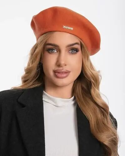 Classic Wool Berets for Women,Stylish French Beret Hats for Women Girls Lady Painters Hat - 4