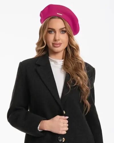Classic Wool Berets for Women,Stylish French Beret Hats for Women Girls Lady Painters Hat - Classic (1)