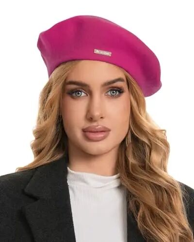 Classic Wool Berets for Women,Stylish French Beret Hats for Women Girls Lady Painters Hat - 1