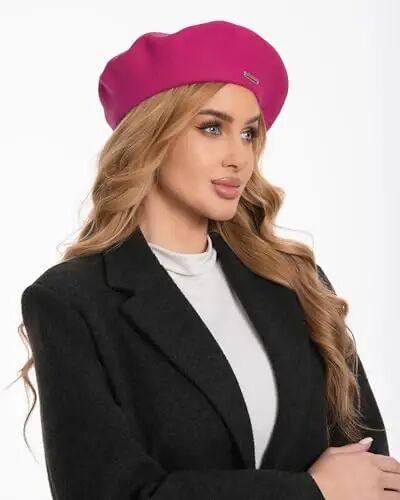 Classic Wool Berets for Women,Stylish French Beret Hats for Women Girls Lady Painters Hat - 4