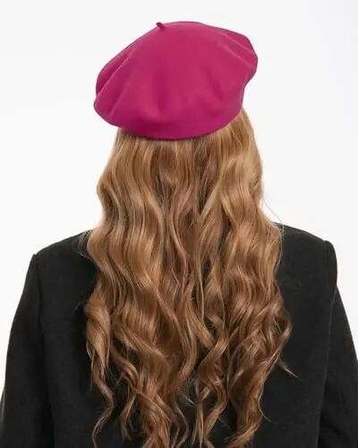 Classic Wool Berets for Women,Stylish French Beret Hats for Women Girls Lady Painters Hat - 5