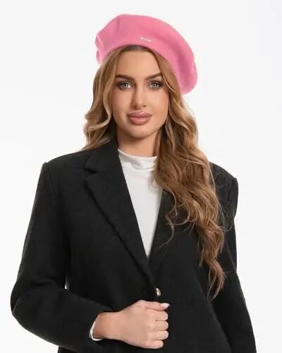 Classic Wool Berets for Women,Stylish French Beret Hats for Women Girls Lady Painters Hat - Classic (1)