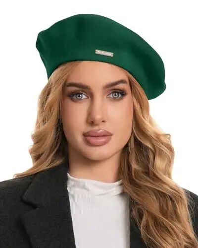 Classic Wool Berets for Women,Stylish French Beret Hats for Women Girls Lady Painters Hat - 1