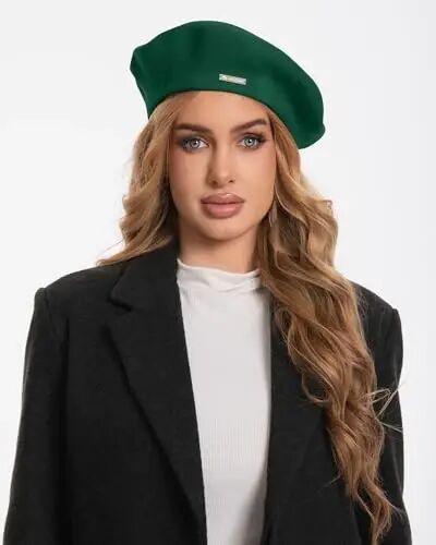 Classic Wool Berets for Women,Stylish French Beret Hats for Women Girls Lady Painters Hat - 3