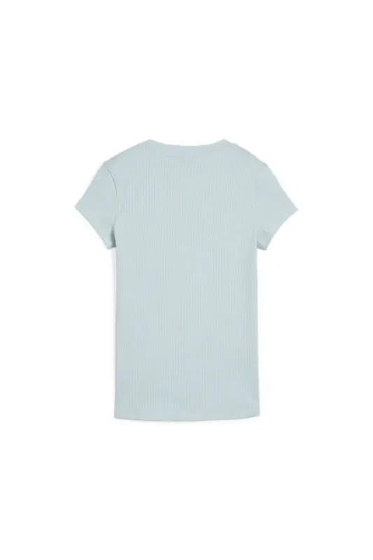 CLASSICS Ribbed Slim Tee-Turkuaz Sörf - 2