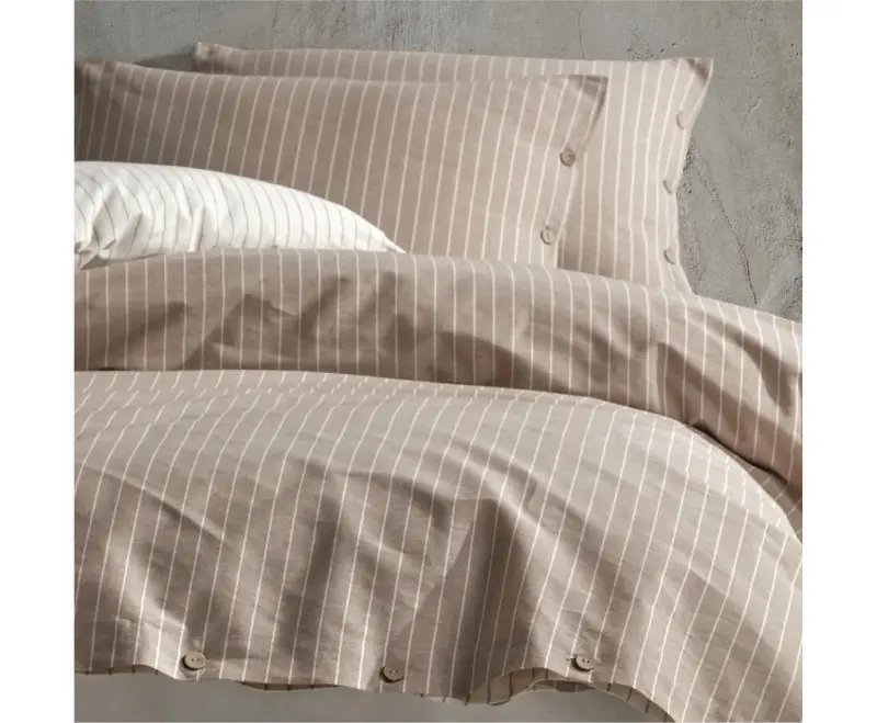 Clasy Boutique Native Series Double Bed Sheet Set Norma v1 Coffee - 2