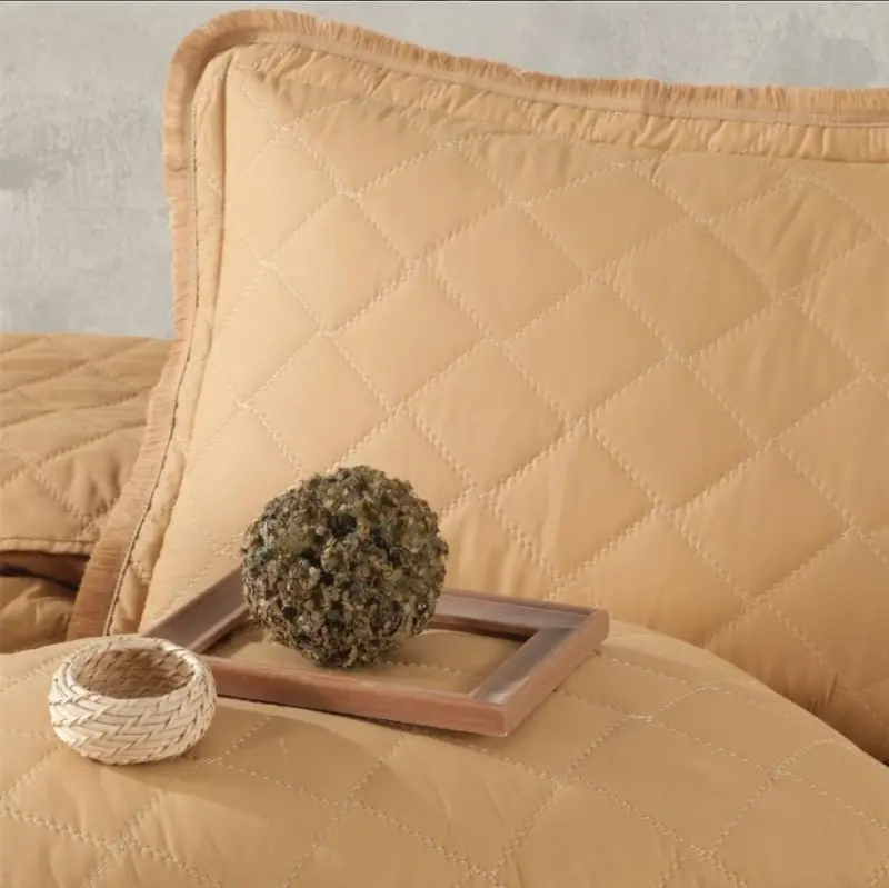 Clasy Çift Kişilik Yatak Örtüsü Tafana V4 Zencefil - 3